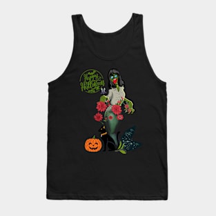 Happy Halloween Mermaid Tank Top